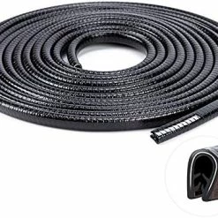 New ✔️ Car Door Edge Guards 33Ft(10M) Universal Fit Rubber U Shape Edge Trim Car Door Edge Protection,Car Protection Door Edge Fit For Most Car Black(No Glue Required) 2 Rolls,16.5Ft/10m Each ???? -Car Seat Covers shop 51kKuYpxuqL. AC