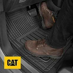 Wholesale ???? CAMT-8303 Heavy Duty Car Mats All Weather ToughLiner Floor Mat For Auto Truck SUV & Van, Full Custom Trim To Fit Rubber Liners, Total Protection, Black ???? -Car Seat Covers shop 51kOcJ7jc3S