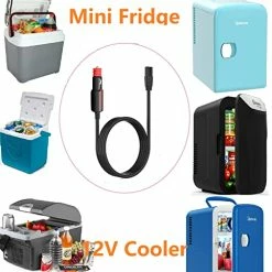New ???? 12V DC Power Cable Cord Car Cooler Cool Box Mini Fridge 12V Cooler 2 Pin Lead Cable Plug W ???? -Car Seat Covers shop 51kefg9ADwL