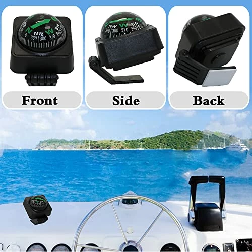Best deal ???? Compact Car Compass Dashboard Self-Adhesive Mount Navigation Guide Ball Portable Direction Pointing Automotive Interior Decoration Accessories Black ???? 8 Best deal ???? Compact Car Compass Dashboard Self-Adhesive Mount Navigation Guide Ball Portable Direction Pointing Automotive Interior Decoration Accessories Black ???? - Image 6