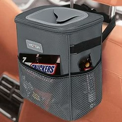 Best Sale ⌛ Car Trash Can With Lid And Storage Pockets, 100% Leak-Proof Car Organizer, Waterproof Car Garbage Can, Multipurpose Trash Bin For Car - Black ???? -Car Seat Covers shop 51ky3MS7eoL