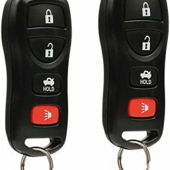 New ???? Key Fob Keyless Entry Remote Fits Nissan Frontier Armada Murano Pathfinder Quest Sentra Titan Versa Xterra/Infiniti QX4 FX35 FX45 (KBRASTU15), Set Of 2 3-btn X 2 ❤️ -Car Seat Covers shop 51lN6RjqqwL. AC