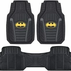Wholesale ???? Armored Batman Superhero Car Floor Mats, Officially Licensed Warner Bros DC Comics, All Weather Interior Auto Protection, Heavy Duty Rubber Liners For Car Truck Van SUV ???? -Car Seat Covers shop 51lORCkxgHL. AC
