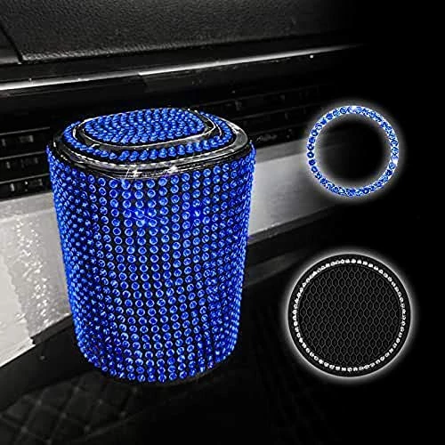 Best Pirce ✨ Bling Car Cigarette Ashtray Air Outlet Ashtray Auto Car Ashtray With Lid Blue LED Light Indicator Smokeless Ash For ???? Women Auto Car Cup Holder(Multi) ???? 7 Best Pirce ✨ Bling Car Cigarette Ashtray Air Outlet Ashtray Auto Car Ashtray With Lid Blue LED Light Indicator Smokeless Ash For ???? Women Auto Car Cup Holder(Multi) ???? - Image 5