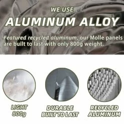 Best reviews of ???? HEMSK DAYS Rigid Molle Panels, Light & Durable Aluminium Alloy Molle Panel, Molle Panels For Vehicles, Molle Seat Back Organizer, 1 Pack 22"*13.5" ???? -Car Seat Covers shop 51ltQCq3SBL