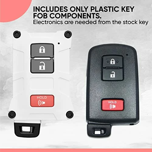 Deals ⌛ Tacoma Accessories 2016-2022 3rd Gen Tacoma - Key Fob Case Upgrade Mod - Compatible With Toyota Tacoma 4Runner Tundra (Red, Black Screws) ✨ 5 Deals ⌛ Tacoma Accessories 2016-2022 3rd Gen Tacoma - Key Fob Case Upgrade Mod - Compatible With Toyota Tacoma 4Runner Tundra (Red, Black Screws) ✨ - Image 3