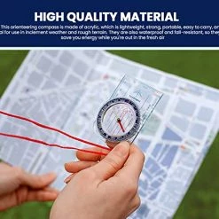 Budget ✨ Boy Scout Hiking Compass TurnOnSport | Orienteering Compass For Kids Map Navigation - Small Survival Compass - Waterproof & Lightweight Small Survival Compass - Mini Camping Compass - Kids Camping Ki ✨ -Car Seat Covers shop 51mMZYKnWbL