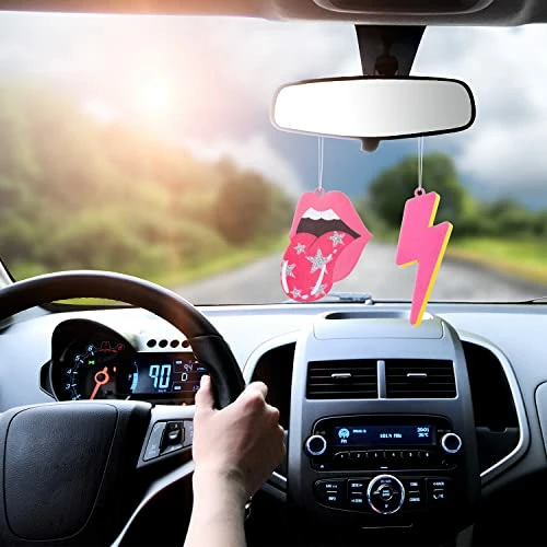 Best reviews of ⭐ 4Pcs Pink Preppy Boho Car Air Freshener Hanging Lip Lightning Bolt Leopard Face Car Diffuser Ornaments Refresh Air Fragrant Car Interior With Essential Oils Gift Set For Car Accessories Decor ✔️ 5 Best reviews of ⭐ 4Pcs Pink Preppy Boho Car Air Freshener Hanging Lip Lightning Bolt Leopard Face Car Diffuser Ornaments Refresh Air Fragrant Car Interior With Essential Oils Gift Set For Car Accessories Decor ✔️ - Image 3