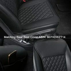 Top 10 ???? 1 Pair Car Seat Covers, Luxury Car Protectors, Universal Anti-Slip Driver Seat Cover With Backrest,Diamond Pattern (Black) Diamond Pattern - Blu ???? -Car Seat Covers shop 51mxj9zIc2L