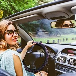 Hot Sale ???? Frienda 22 Pieces Butterfly Car Seat Covers,Butterfly Car Accessories Set Steering Wheel Cover Center Console Armrest Pad Headrest Seat Belt Cover Handbrake Gear Cover Keychain For Cars SUV (Purple) ???? -Car Seat Covers shop 51n9t0vCVmL