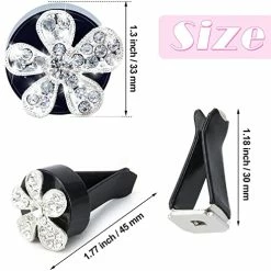 Best deal ✨ 8 PCS Cute Car Decoration Flower Air Vent Clip Air Conditioning Outlet Clip,Daisy Car Air Freshener Clip Car Interior Decor Charm Bling Car Interior Accessories For ???? Girls ???? Women(5 Packs Fragrance Pads) ???? -Car Seat Covers shop 51nUtA3sN2L