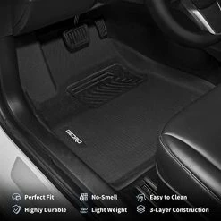 Discount ???? DRO Floor Mats Fits For Tesla Model Y 2020-2023, Custom Fit All-Weather Floor Liners Automotive Car Mats ⌛ -Car Seat Covers shop 51nX9b6PYPL