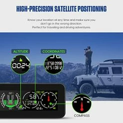 Best reviews of ???? 60 Car Inclinometer Digital GPS HUD Pitch Angle Slope Meter MPH Speedometer With Compass For Off-Road SUV Vehicles ???? -Car Seat Covers shop 51naKlAbHYL