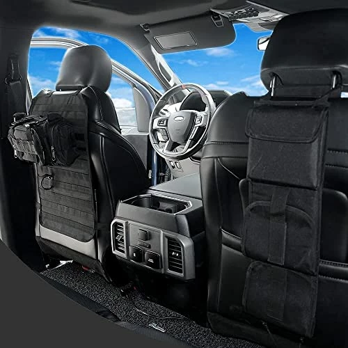 Budget ???? FURYENGRAVER Tactical Seat Back Gun Rack With Molle Panel Vehicle Gun Holder Outdoors & Tactical Bag & 5 Velcros ✔️ 6 Budget ???? FURYENGRAVER Tactical Seat Back Gun Rack With Molle Panel Vehicle Gun Holder Outdoors & Tactical Bag & 5 Velcros ✔️ - Image 4