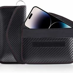 Wholesale ⭐ Lanpard Faraday Bag For Key Fob(2 Pack), Faraday Cage Protector, Car RFID Signal Blocking Key Fob Protector, Double-Layers Of Shielding Carbon Fiber Material Anti-Theft Faraday Pouch ???? -Car Seat Covers shop 51o1h2jf0AL. AC