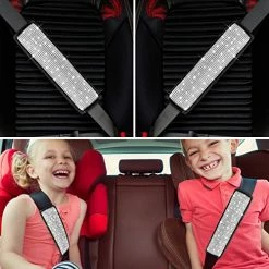 Best Sale ???? Tallew 16Pcs Car Accessories Set,Bling Steering Wheel Cover 2 Seat Belt Covers 2 Crystal Car Seat Hooks 4 Valve Stem Caps Bling License Plate Holder 2 Holder 2 Sticker Phone Holder Car USB Charger ???? 8 Best Sale ???? Tallew 16Pcs Car Accessories Set,Bling Steering Wheel Cover 2 Seat Belt Covers 2 Crystal Car Seat Hooks 4 Valve Stem Caps Bling License Plate Holder 2 Holder 2 Sticker Phone Holder Car USB Charger ???? -Car Seat Covers shop 51o2Xg3vwbL