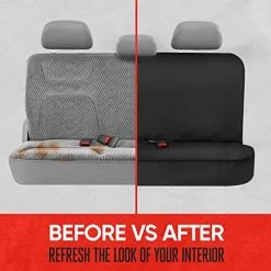 Top 10 ⌛ Motor Trend AquaShield Black Waterproof Rear Bench Car Seat Cover – Padded Neoprene Back Seat Cover For Cars, Ideal Back Seat Protector For Kids & ???? Dogs, Interior Covers For Auto Truck Van SUV ???? -Car Seat Covers shop 51oBcioYDOL