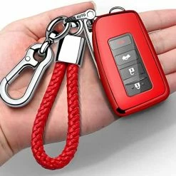 Best Sale ✨ Compatible With Lexus Key Fob Cover With Keychain Soft TPU 360 Degree Protection Key Shell Case For RX ES GS LS NX RS GX LX RC LC Smart Key-Silver ✔️ -Car Seat Covers shop 51oq7qA2o5L. AC