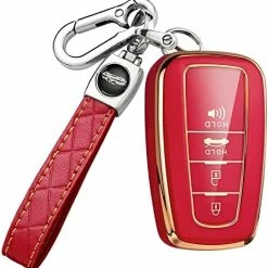Best reviews of ✨ For Toyota Camry RAV4 Key Fob Cover ,for Highlander Corolla Avalon C-HR Prius GT86 Key Fob Case Premium Soft TPU 360 Degree Protector Key Holder ,Gray ???? -Car Seat Covers shop 51p61DKlhRL. AC