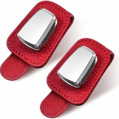 Hot Sale ???? 2 Packs Car Glasses Holder Universal Car Visor ???? Sunglasses Holder Clip Leather Eyeglasses Hanger And Ticket Card Clip Eyeglasses Mount For Car (Black) ❤️ -Car Seat Covers shop 51pDnNTNcVL. AC