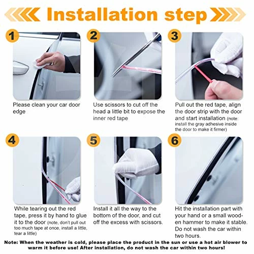 Best deal ???? Car Door Protectors Edge Guards Clear,16Ft(5M) Car Edge Trim Rubber Seal Protector With U Shape Car Protection Door Edge Guard Fit For Most Car (Clear) ???? 5 Best deal ???? Car Door Protectors Edge Guards Clear,16Ft(5M) Car Edge Trim Rubber Seal Protector With U Shape Car Protection Door Edge Guard Fit For Most Car (Clear) ???? - Image 3