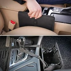 Budget ???? Car Trash Can, Car Trash Bag Foldable Hanging, Car Trash Bin, Cute Car Gadgets, Car Garbage(Medium, Black) ???? -Car Seat Covers shop 51pIUZENFSL