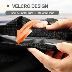 Cheap ???? Hanging Car Trash Bag, Washable Eco-Friendly Car Trash Can, Car Garbage Bag With Storage Pockets, For Outdoor Traveling Vehicles (Black) ???? -Car Seat Covers shop 51pJgBLlcfL