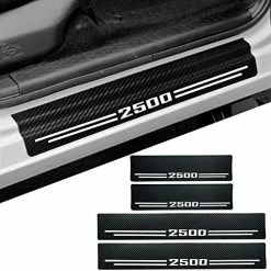 Cheap ???? Car Accessories Carbon Fiber Door Sill Scuff Plate Auto Door Entry Guard Scratch Shield For Dodge Ram 2500 2012-2022 Auto Accessories (2500, RED) ???? -Car Seat Covers shop 51pOraTLCrL. AC