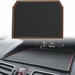 Discount ???? Auovo Dashboard Mats For Subaru Forester Accessories 2019-2023/ Crosstrek 2018-2023 / Impreza 2018-2023 Car Interior Silicone Material Dash Pad Liner (Upgrade,1 Pcs Orange Trim Dashboard Mat) ???? -Car Seat Covers shop 51pYvAo2HaL. AC