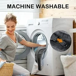 New ???? Machine Washable 12v Car Heating Pad For Back Pain Relief Back Wrap With Adjustable Strap For Back Pain Relief Electric For Car Van SUV Truck Driver 3 Heat Settings 47.6 X 10 Inch Grey ???? -Car Seat Covers shop 51qJ4yF78FL