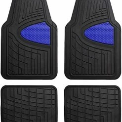 Hot Sale ???? Automotive Floor Mats Black Universal Fit Heavy Duty Rubber Fits Most Cars, SUVs, And Trucks, Full Set Trim To Fit FH Group F11311BLACK ✨ -Car Seat Covers shop 51qKGGUJhmL. AC