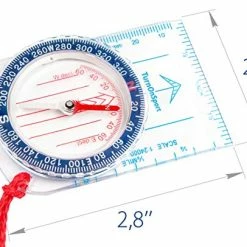 Budget ✨ Boy Scout Hiking Compass TurnOnSport | Orienteering Compass For Kids Map Navigation - Small Survival Compass - Waterproof & Lightweight Small Survival Compass - Mini Camping Compass - Kids Camping Ki ✨ -Car Seat Covers shop 51qlcMoSNZL
