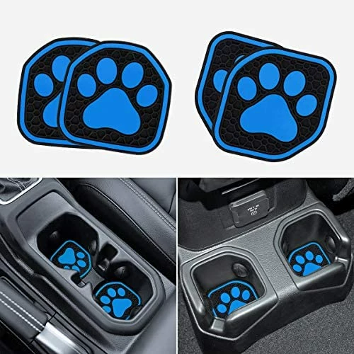 Best Sale ???? Auovo Auto Cup Holder Inserts Coaster Fit For 2018 -2022 Wrangler JL JLU 2020-2022 Gladiator JT Cup Mat Pad Interior Decoration Accessories (4 Pcs Kit) (Red, For Deep Rear Cup Holders) ???? 10 Best Sale ???? Auovo Auto Cup Holder Inserts Coaster Fit For 2018 -2022 Wrangler JL JLU 2020-2022 Gladiator JT Cup Mat Pad Interior Decoration Accessories (4 Pcs Kit) (Red, For Deep Rear Cup Holders) ???? - Image 8