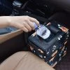 Top 10 ???? Cute Car Trash Can With Lid - Leak Proof Car Trash Bag Hanging Waterproof Car Garbage Can With Storage Pockets Multipurpose Collapsible Car Organizer (Flower) ???? -Car Seat Covers shop 51quf4Dm0zL