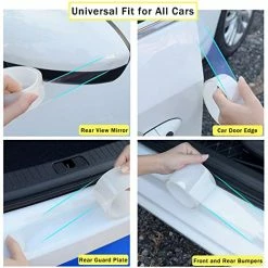 Coupon ???? Car Door Entry Guards Scratch Cover Protector Paint Threshold Guard,Front Rear Door Entry Sill Guard Scuff Plate For Most Cars,2.7in9.8ft(7cm*3m) Transparent ???? -Car Seat Covers shop 51rFjTTXq8L