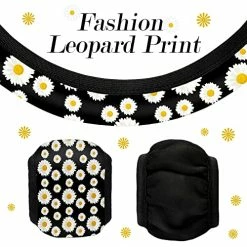 Coupon ⭐ 12 Pieces Daisy Flower Car Accessories Full Set Includes Daisy Car Seat Cover Steering Wheel Cup Holder Armrest Pad Deco ✔️ -Car Seat Covers shop 51rNEOauA8L