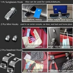 Promo ✔️ 30 Pack Bling Car Accessories Set, Bling Steering Wheel Cover ???? Women Universal Fit 15 Inch, Bling Car Vent Outlet Trims, Bling Armrest Cover, Bling Seat Belt Covers, Bling USB Charger (White) ???? -Car Seat Covers shop 51rUnC8R2tL