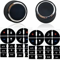 Cheap ???? 2 Packs AC Dash Button Repair Kit -Compatible With Chevy, Best For Fixing Ruined Faded A/C Control Buttons - Decal Replacement Fits Select 07-14 GM Vehicles - Car SUV Van Truck Accessories 3pcs ⭐ -Car Seat Covers shop 51s167hWfqL. AC