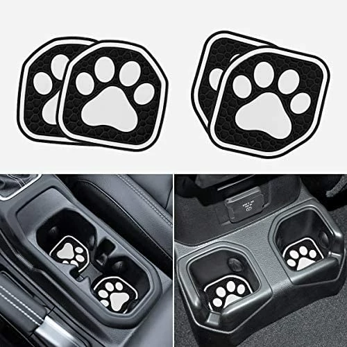 Best Sale ???? Auovo Auto Cup Holder Inserts Coaster Fit For 2018 -2022 Wrangler JL JLU 2020-2022 Gladiator JT Cup Mat Pad Interior Decoration Accessories (4 Pcs Kit) (Red, For Deep Rear Cup Holders) ???? 16 Best Sale ???? Auovo Auto Cup Holder Inserts Coaster Fit For 2018 -2022 Wrangler JL JLU 2020-2022 Gladiator JT Cup Mat Pad Interior Decoration Accessories (4 Pcs Kit) (Red, For Deep Rear Cup Holders) ???? - Image 14