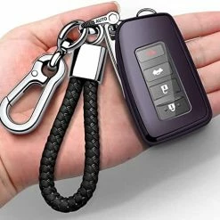 Best Sale ✨ Compatible With Lexus Key Fob Cover With Keychain Soft TPU 360 Degree Protection Key Shell Case For RX ES GS LS NX RS GX LX RC LC Smart Key-Silver ✔️ -Car Seat Covers shop 51sJeP3EJnL. AC