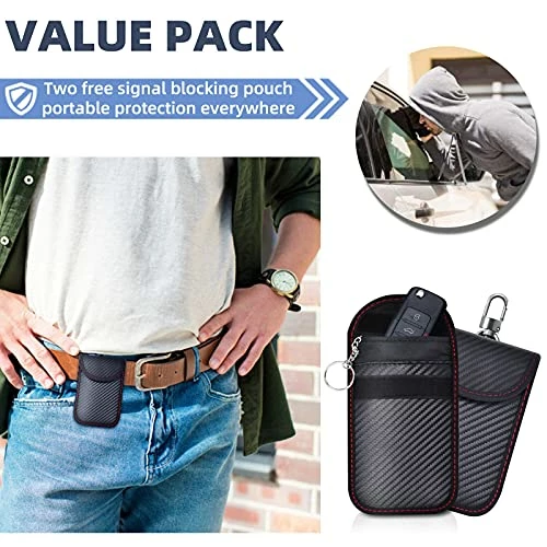 Deals ???? Faraday Box With Faraday Pouch 2 Pack, Keyless Entry Car Key Safe Protector RFID Anti-Theft Signal Blocking Cages ???? 4 Deals ???? Faraday Box With Faraday Pouch 2 Pack, Keyless Entry Car Key Safe Protector RFID Anti-Theft Signal Blocking Cages ???? - Image 2