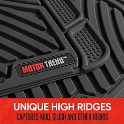 Cheap ???? FlexTough Performance All Weather Rubber Car Floor Mats - 3 Piece Floor Mats Automotive Liners For Cars Truck SUV, Heavy-Duty Waterproof (Black) ???? -Car Seat Covers shop 51uhn7nnlcL