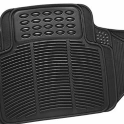 Best Pirce ???? Heavy Duty Rugged Ridged Complementary Rubber Rear Floor Mats Liners, All Weather Protection, Designed For Trucks Cars Sedan SUV Black ⌛ -Car Seat Covers shop 51uvxEg9cvL