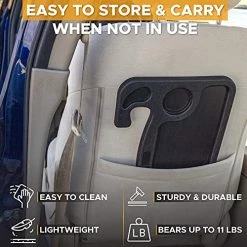 Budget ???? EcoNour 2 In 1 Car Steering Wheel Desk | Steering Wheel Tray For Laptop Car Mount With Pen Holder | Car Food Tray For Eating With Drinks Holder | Multipurpose Travel Car Accessories Car Steering Wheel Desk (gray) ???? -Car Seat Covers shop 51v4Zk3bHXL