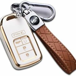 Best reviews of ✨ For Honda Key Fob Cover, Premium Soft TPU Full Protection Key Fob Case For Honda Accord Civic CRV Pilot Ridgeline Odyssey Passport Smart Remote Key Protector (Size B-Ivory) ⭐ -Car Seat Covers shop 51vSXS6vwdL. AC