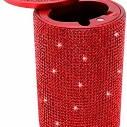 Discount ???? Bling Ashtray For Car, Portable Car Ashtray With Lid, Smokeless Ashtray Detachable Car Cigarette Ashtray, Mini Car Trash Crystal Diamond Car Ashtray For Cup Holder Home Office Travel (Silver) ???? -Car Seat Covers shop 51vgqid2e5L. AC