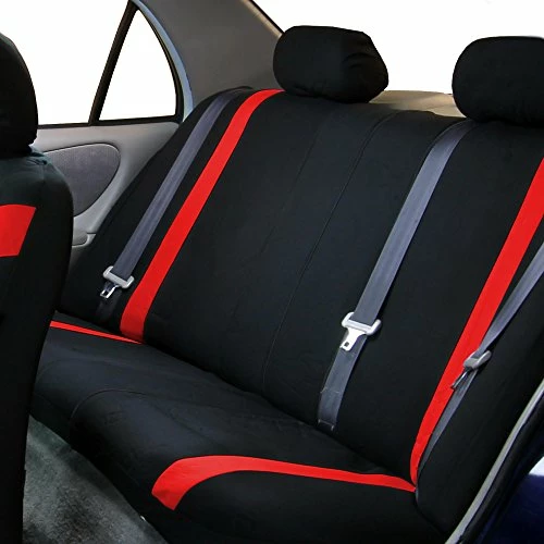 Best deal ⭐ Automotive Car Seat Covers Cosmopolitan Flat Cloth Full Set Red Seat Covers, (Airbag Compatible & Split Bench) With Gift Universal Fit Interior Accessories For Cars Trucks And SUVs ???? 5 Best deal ⭐ Automotive Car Seat Covers Cosmopolitan Flat Cloth Full Set Red Seat Covers, (Airbag Compatible & Split Bench) With Gift Universal Fit Interior Accessories For Cars Trucks And SUVs ???? - Image 3