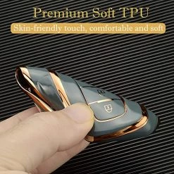 Best reviews of ✨ For Toyota Camry RAV4 Key Fob Cover ,for Highlander Corolla Avalon C-HR Prius GT86 Key Fob Case Premium Soft TPU 360 Degree Protector Key Holder ,Gray ???? -Car Seat Covers shop 51vwmJ1NEvL