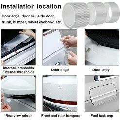 Buy ???? Car Door Edge Guards Door Sill Protector, Automotive Anti-Collision Strip For Car Door Edge/Front And Rear Bumper/Door Sill Protector, Fits For Most Car (2.7In X 33Ft) ???? -Car Seat Covers shop 51wFjWyJuFL