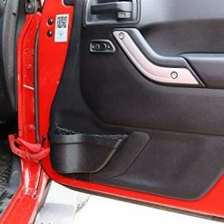 Deals ???? Savadicar DP3 Front Door Storage Pockets, Door Side Insert Organizer Box For 2011-2018 Jeep Wrangler JK JKU 2/4 Door, Interior Storage Expansion Accessories, Black, 2PCS (Latest Upgraded Version) ???? -Car Seat Covers shop 51wGWQDw68L
